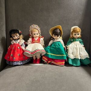1960s Madame Alexander dolls German, Hungarian, Italian, Irish
